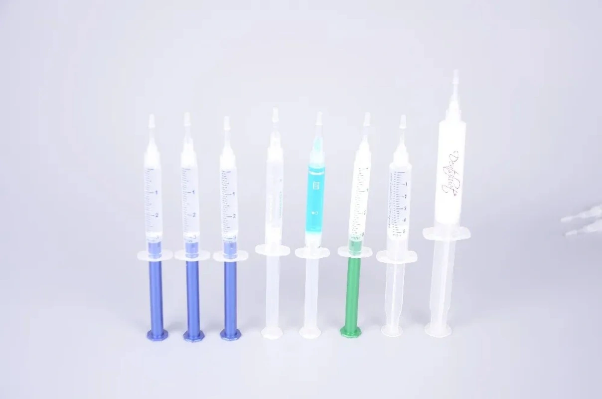 35% Peroxide Dental Bleaching Wholesale/Supplier Syringe 3cc Teeth Whitening Gel Syringe