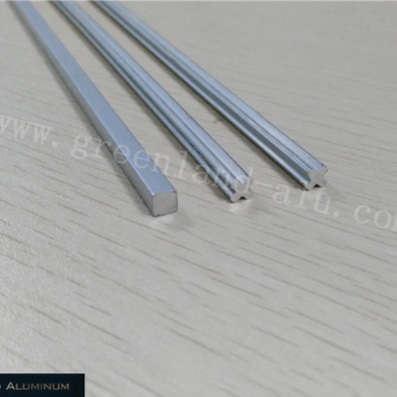 Aluminium Alloy Roman Blind -Tilt Rod in Mill Finish