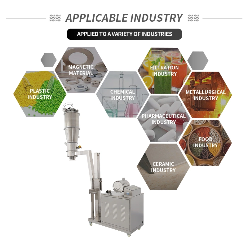 Estação de alimentação de partículas de pó metálico em aço inoxidável sistema transportador de Vácuo