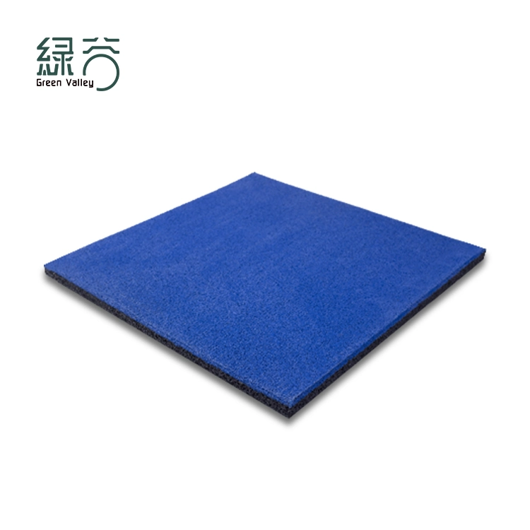 Outdoor Indoor Playground Rubber Tile/Fitness Rubber Mat / Crossfit Gym Rubber Floor