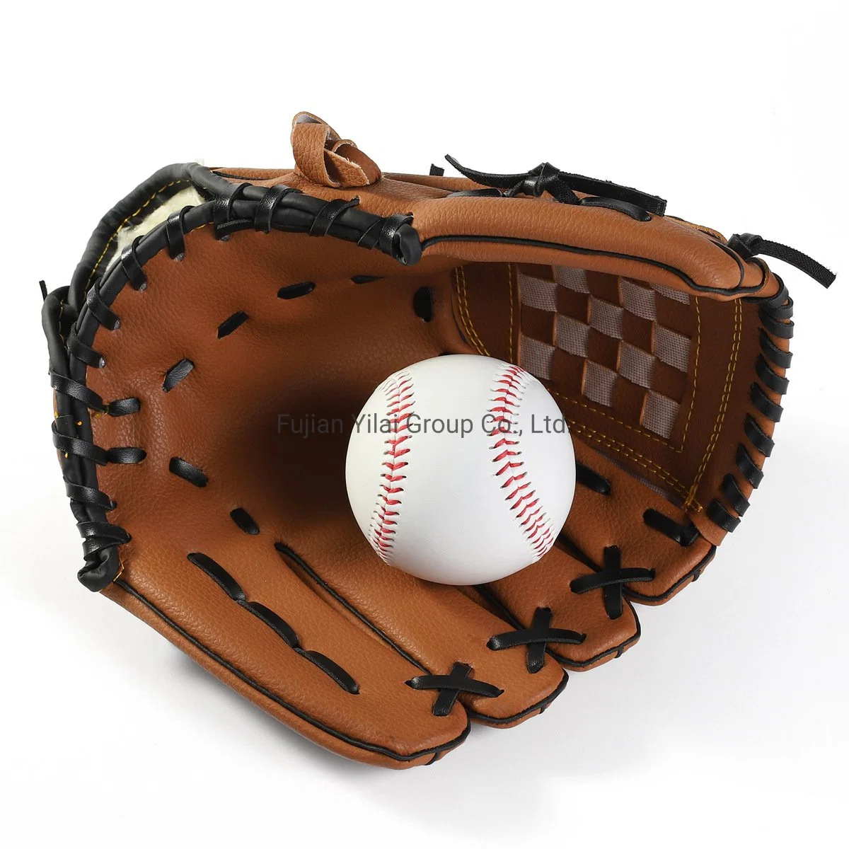 Realsin Custom Logo PU Leder Jugend Softball Baseball Training Handschuh Training Sport Handschuh für Match Softball