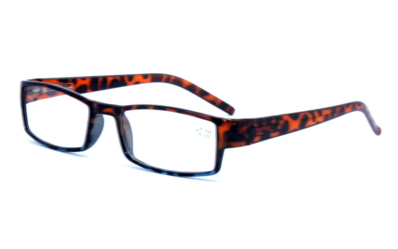 Rectangular Half Size Tortoise Multicolor Spectacle Women Reading Glasses