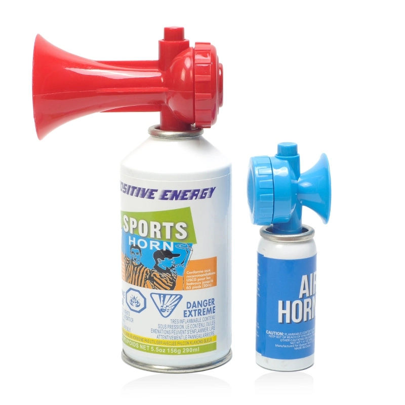 Plastic Aerosol Air Pressure Horn for Party and Football Games and Ship Warning