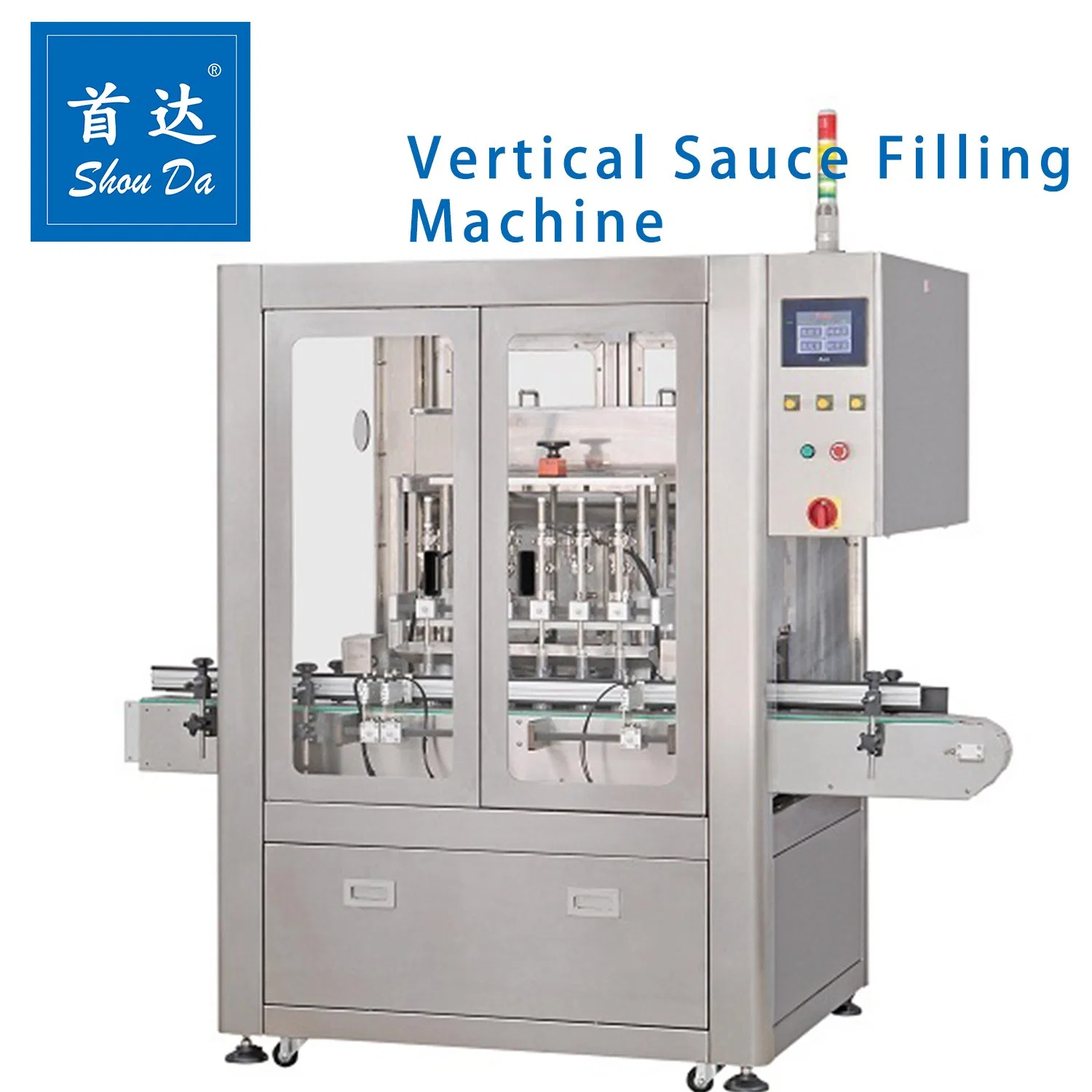 Automatic Tomato Sauce Chili Jam Paste Filling Sealing Capping Labeling Machine Production Line