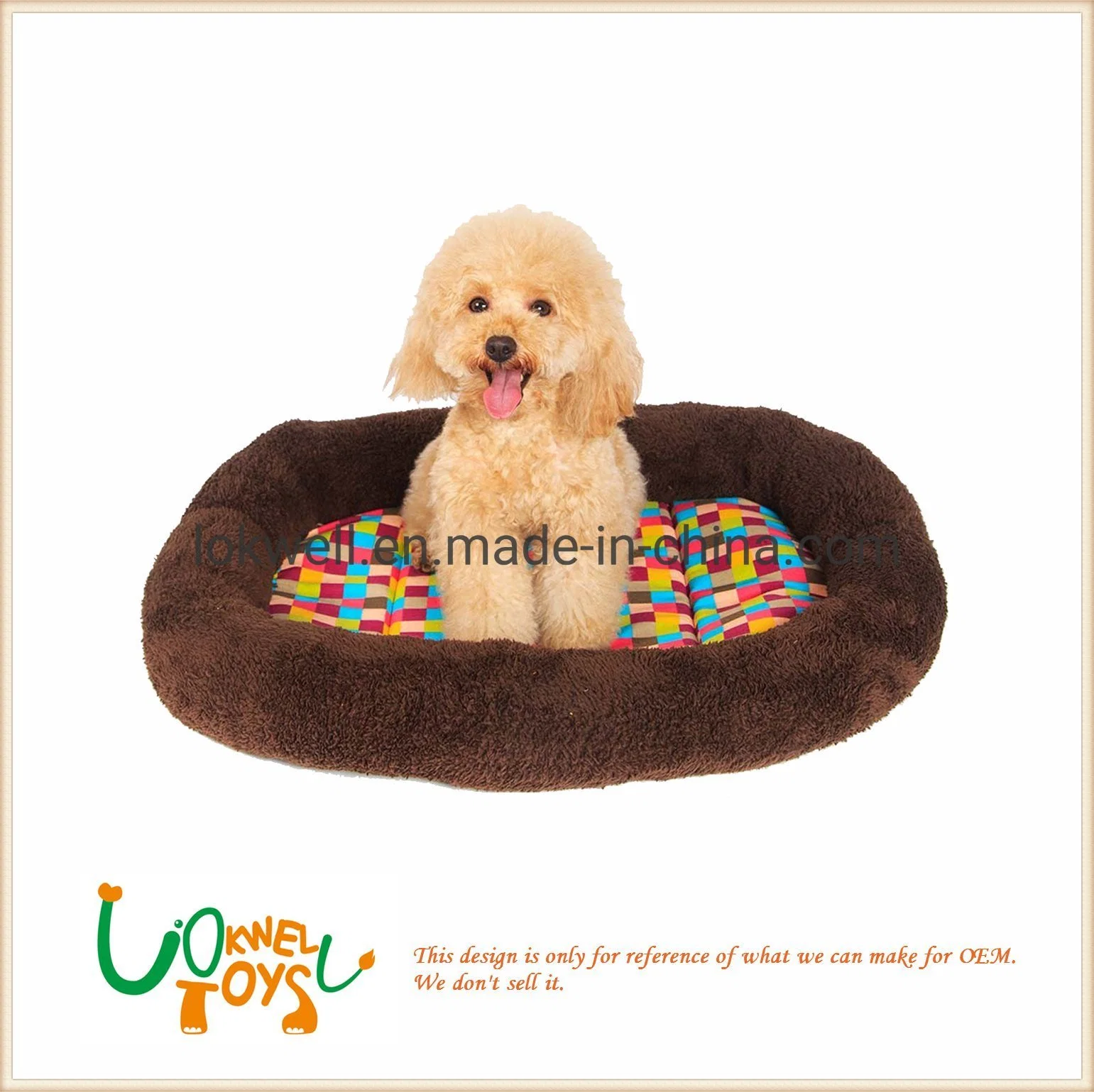 Soft Pet Toys Plush Stuffed Bed House for Pets