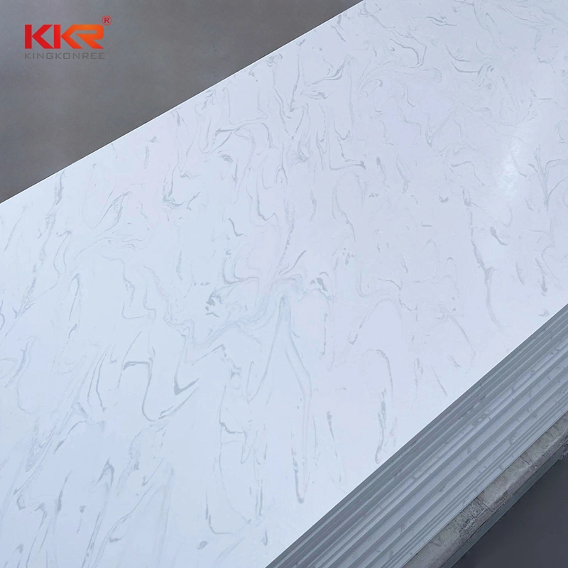 Kitchen Worktop 12 mm White Artificial Marble Stone