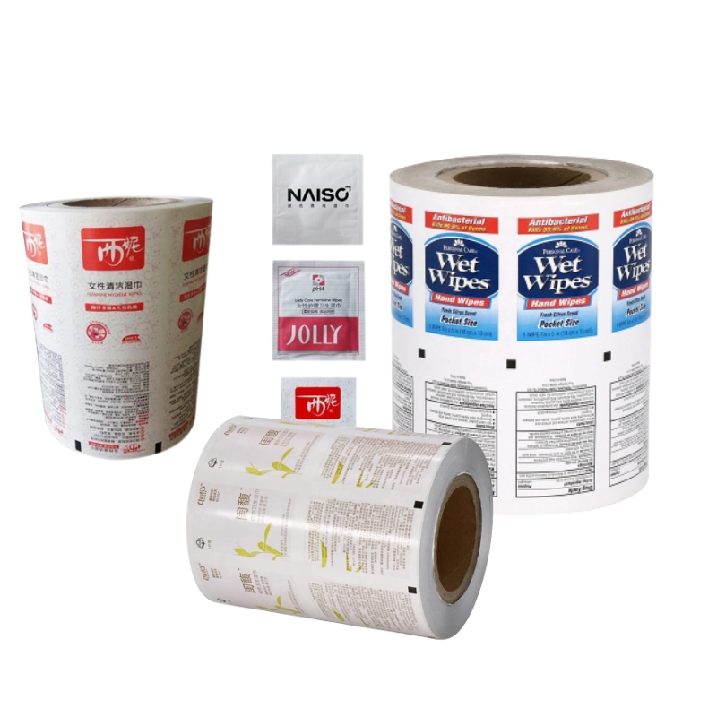 Adults Wipes Laminated Material Aluminum Foil Paper Roll