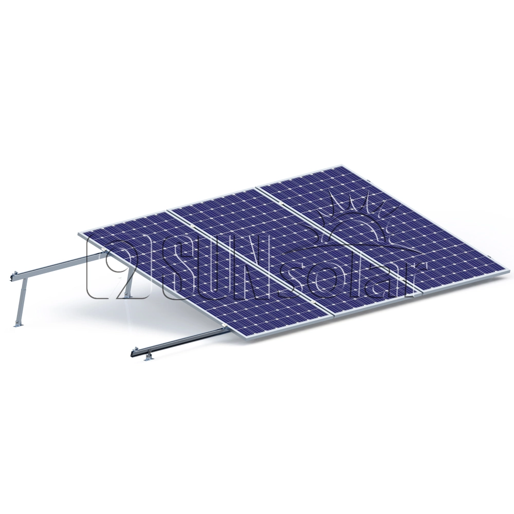 Estructura del Panel Solar Perfil de montaje del techo Ground Panel Solar ajustable Soportes de fijación