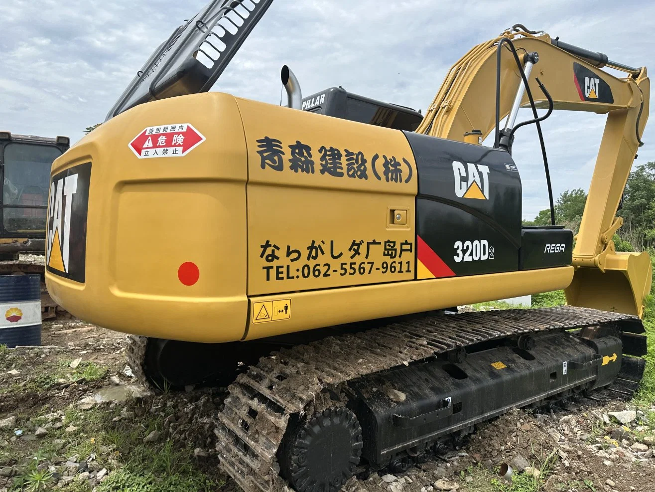 Used Cat Excavator 320d Caterpillar Digger Secondhand 20t Construction Machinery Original Equipment