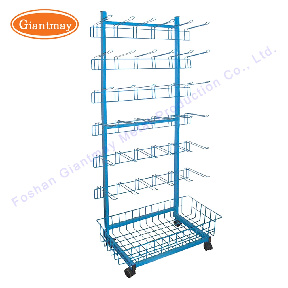 Supermercado ligero gancho de metal colgante de semillas de la pantalla de almacenamiento Rack Stands