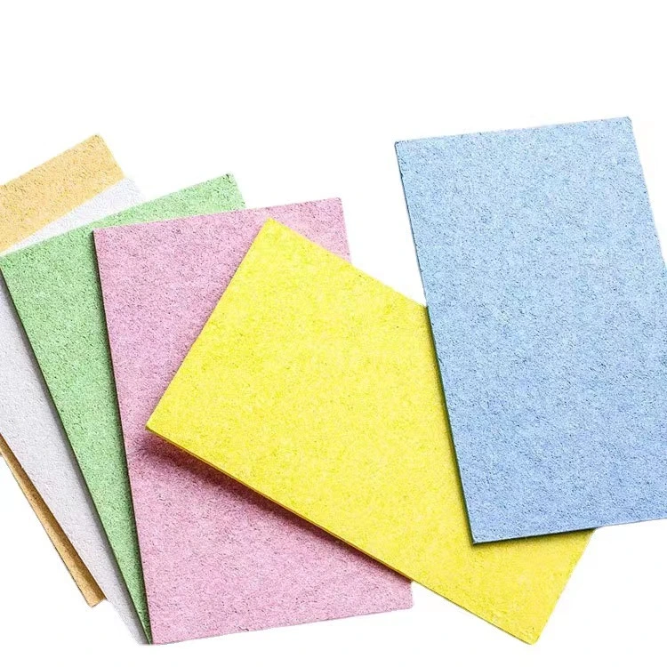 Compressed Wood Cellulose Cleaning Sponge Soft Cleaning Pad