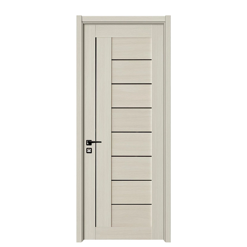 Hot Sale New Design Made in China Inter Wood Door Price MDF Wooden Door with Groove Design