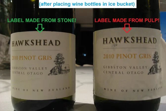 Étiquette de vin autocollant papier étiquette de bouteille de vin papier étiquette de vin Papier