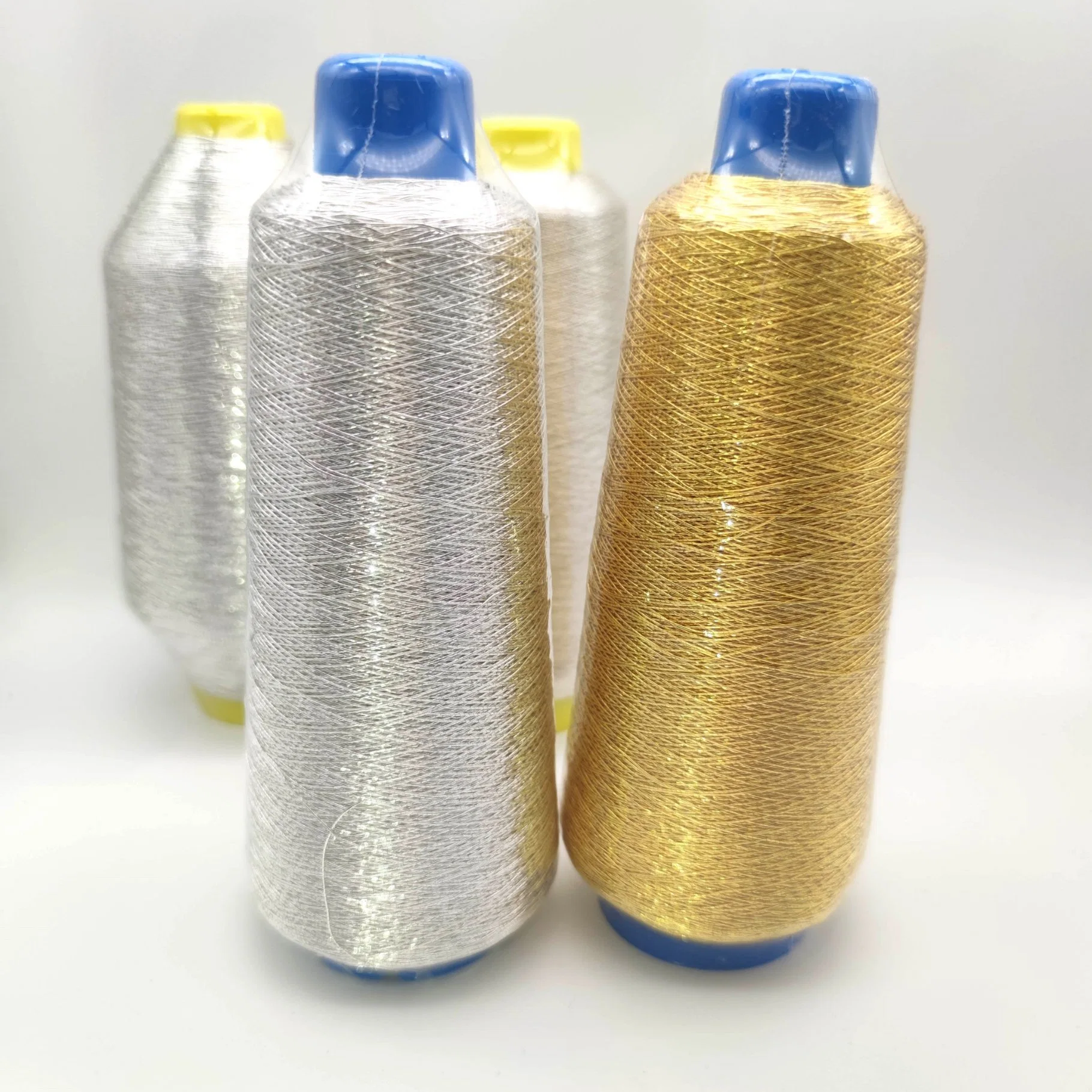 Various Kinds of New Metallic Yarns for Embroidery Knitting Threads