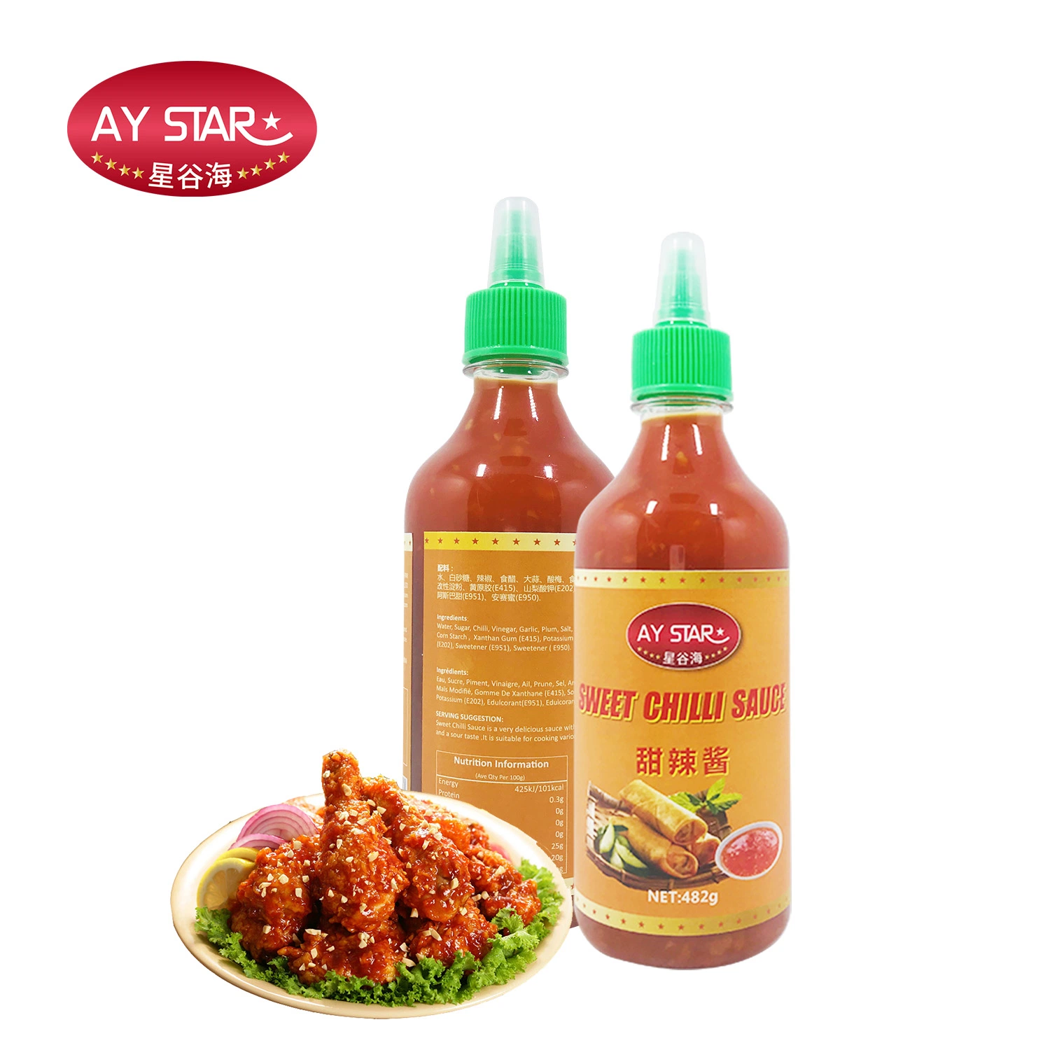 Oriental HACCP Kosher Halal Spicy Sauce Sweet Chilli Sauce Thai Sauce