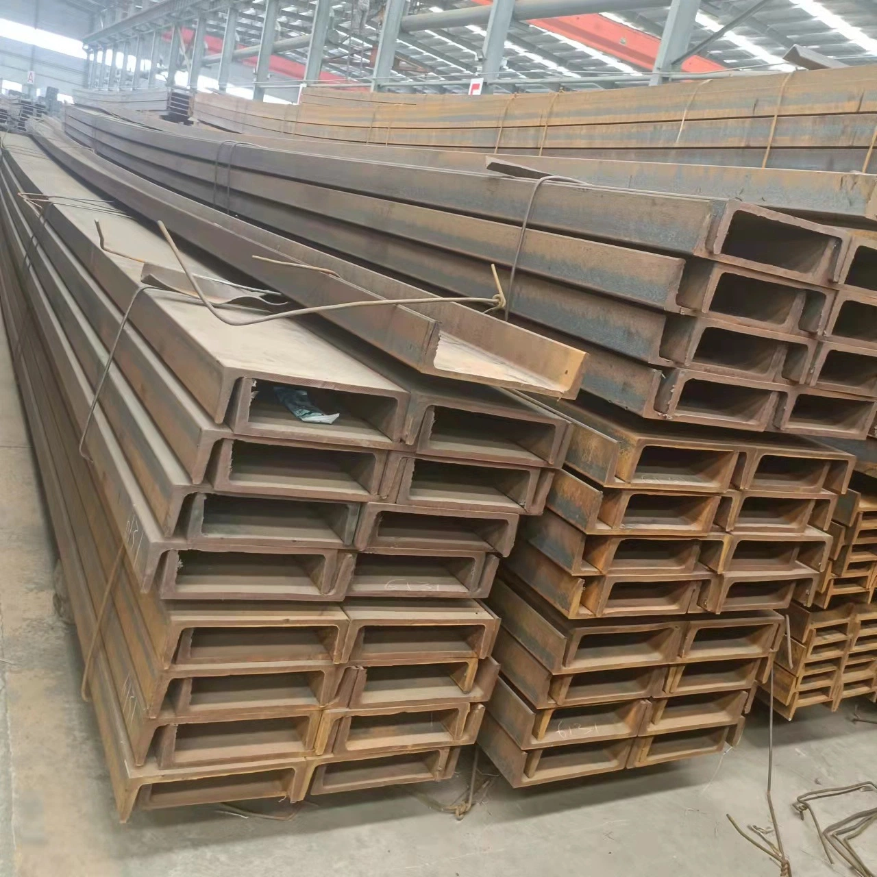 Hot Rolled S235IR S355jr A36 Ss400 Pfc CH Upe Upn JIS C-Shaped Steel U-Shaped Steel Channel Steel Price Galvanized Carbon Steel Channel Steel Production Plant