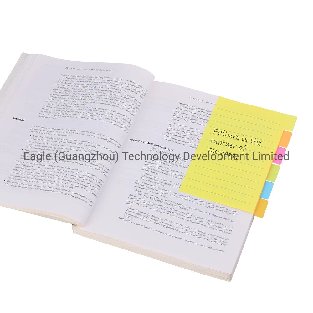 Eagle Stationery Divide Notes with Plastic Cover