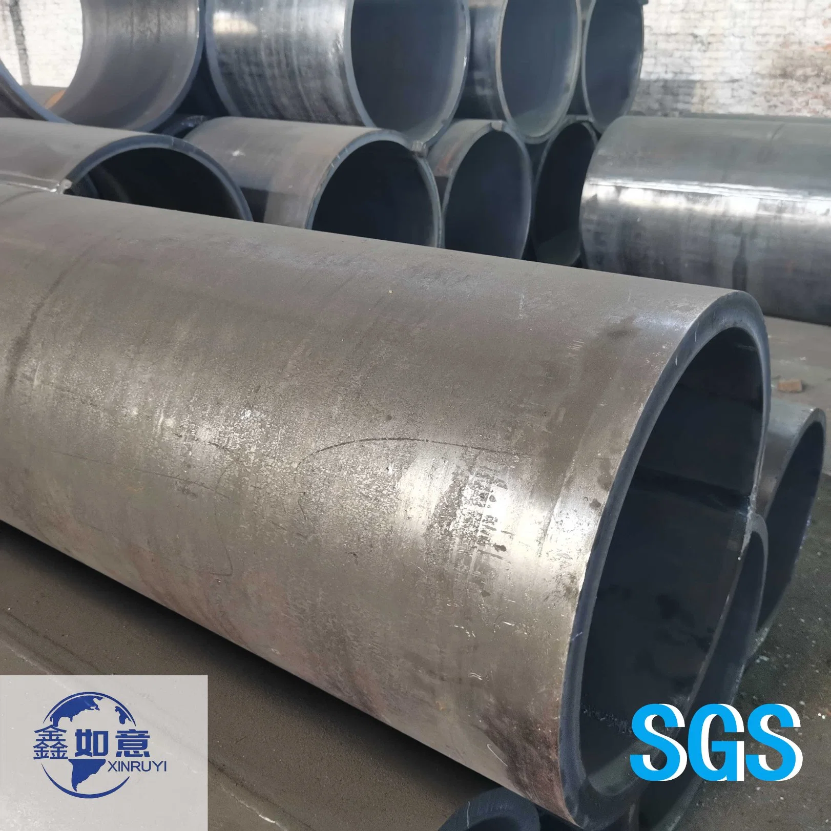 Stock Stainless Welded Welding Carbon Alloy Round Steel Pipe Tube for Building Materials/Water Pipe/Boiler Heating Furnace Support Pipe