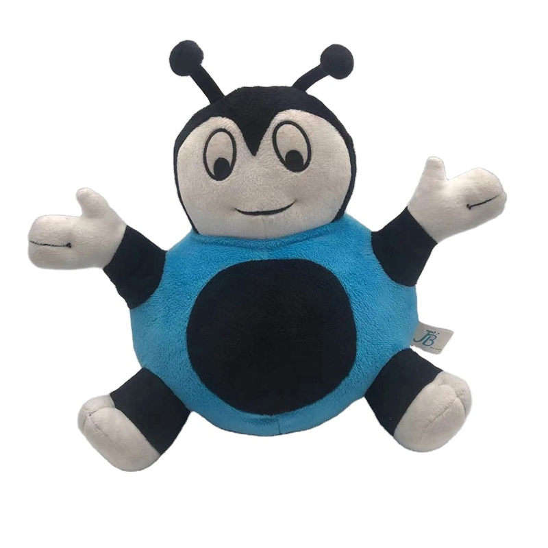 Custom Made Ladybug Design Creative Soft Stuffed Animal Shaped Plush Backrest Cushion