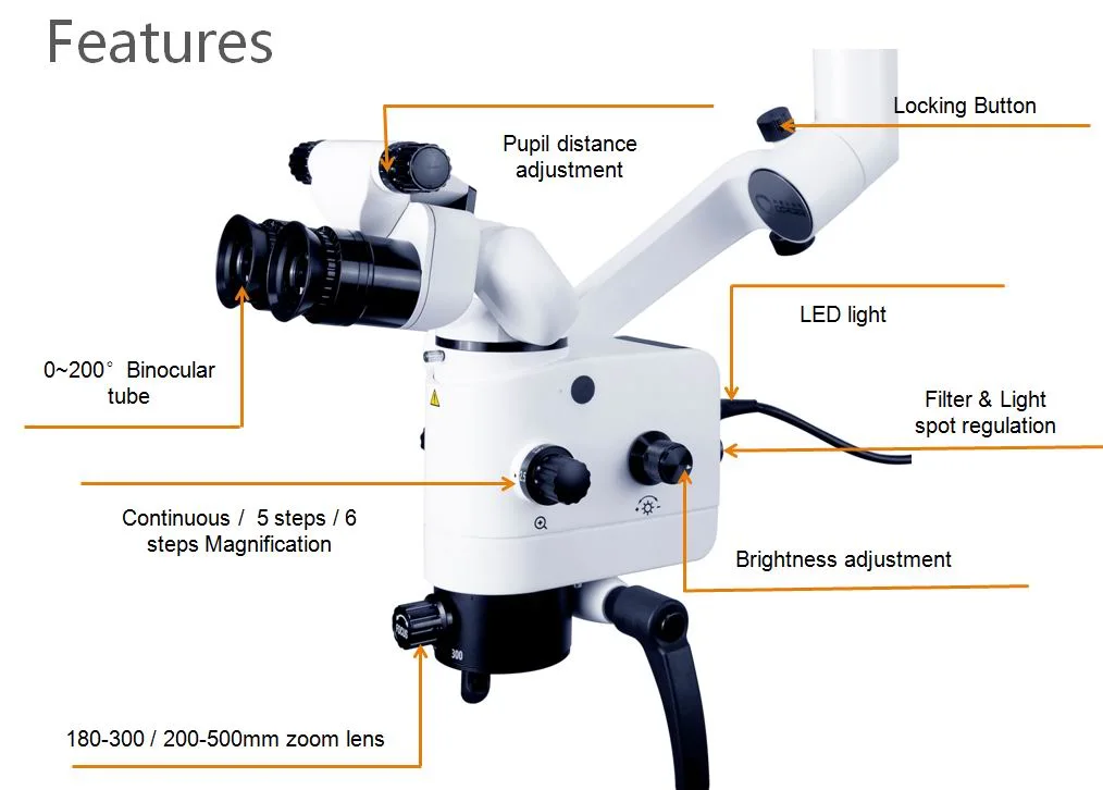 Ms-D500 Ent Dental Operation Microscope