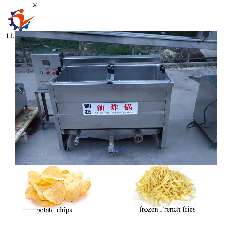 Frozen French Fries Machine with Gas Heating