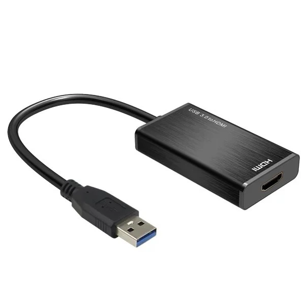 1080P HD USB3.0 para vídeo HDMI Adaptador Conversor com áudio