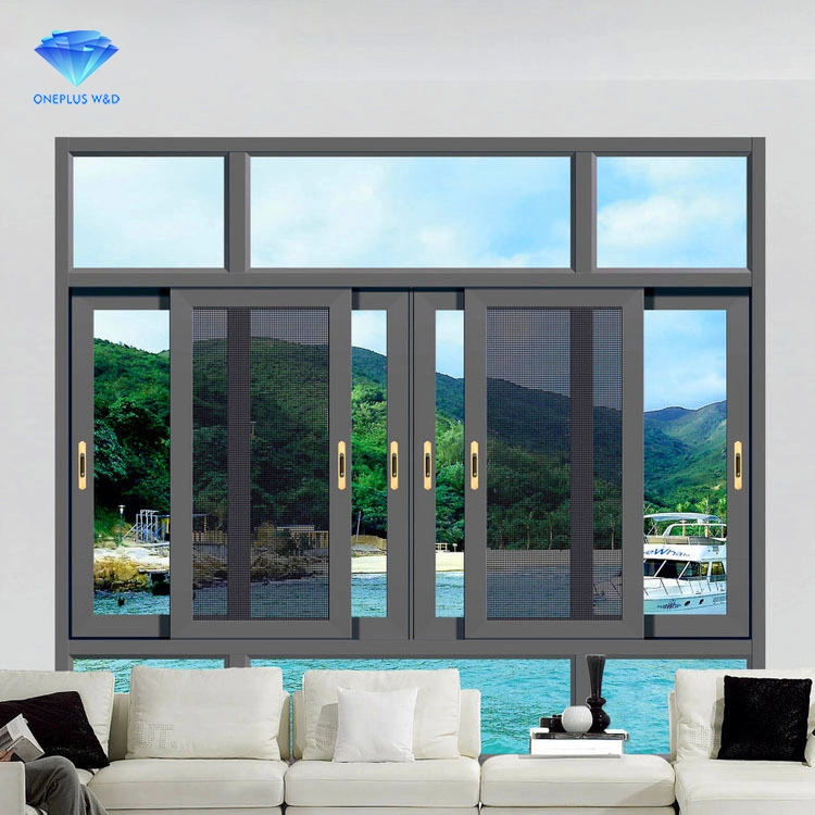 Aluminum Factory Latest New Design Sliding Windows Doors Thermal Break Aluminium Metal Window