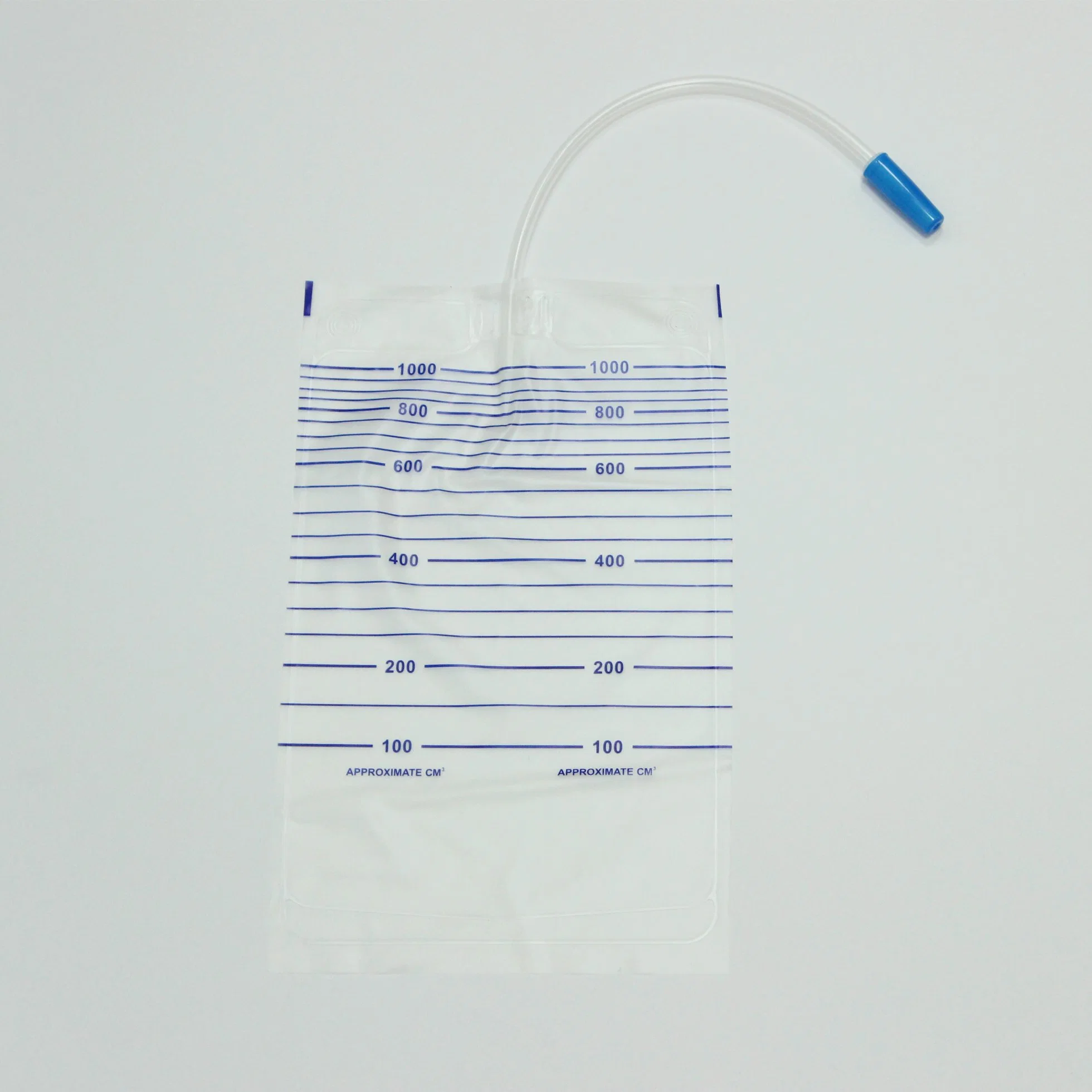 Disposable Urine Bag Urine Drainage Bag 2000ml with Push-Pull Valve