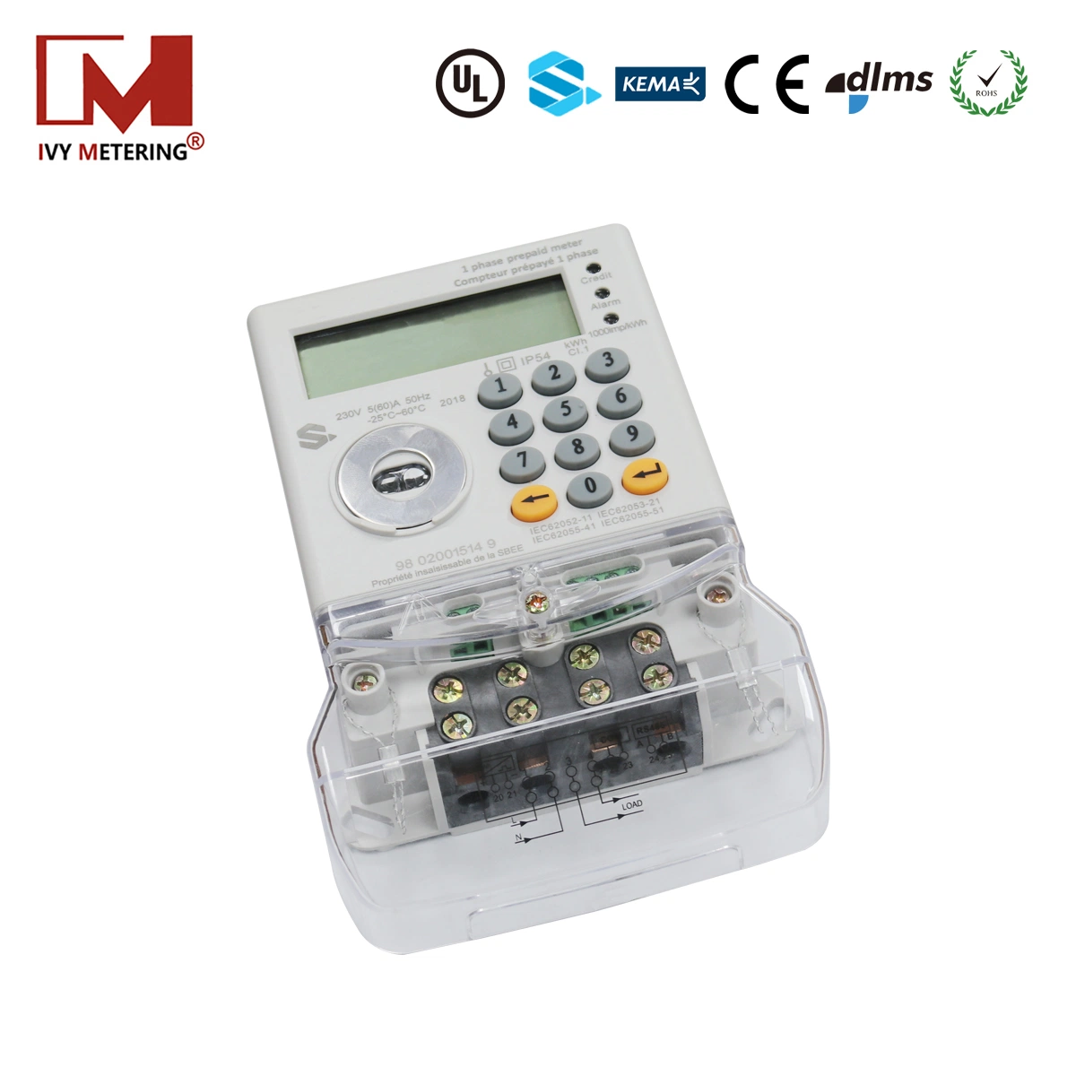 Remote Control Turn on Turn off Electric Energy Meter