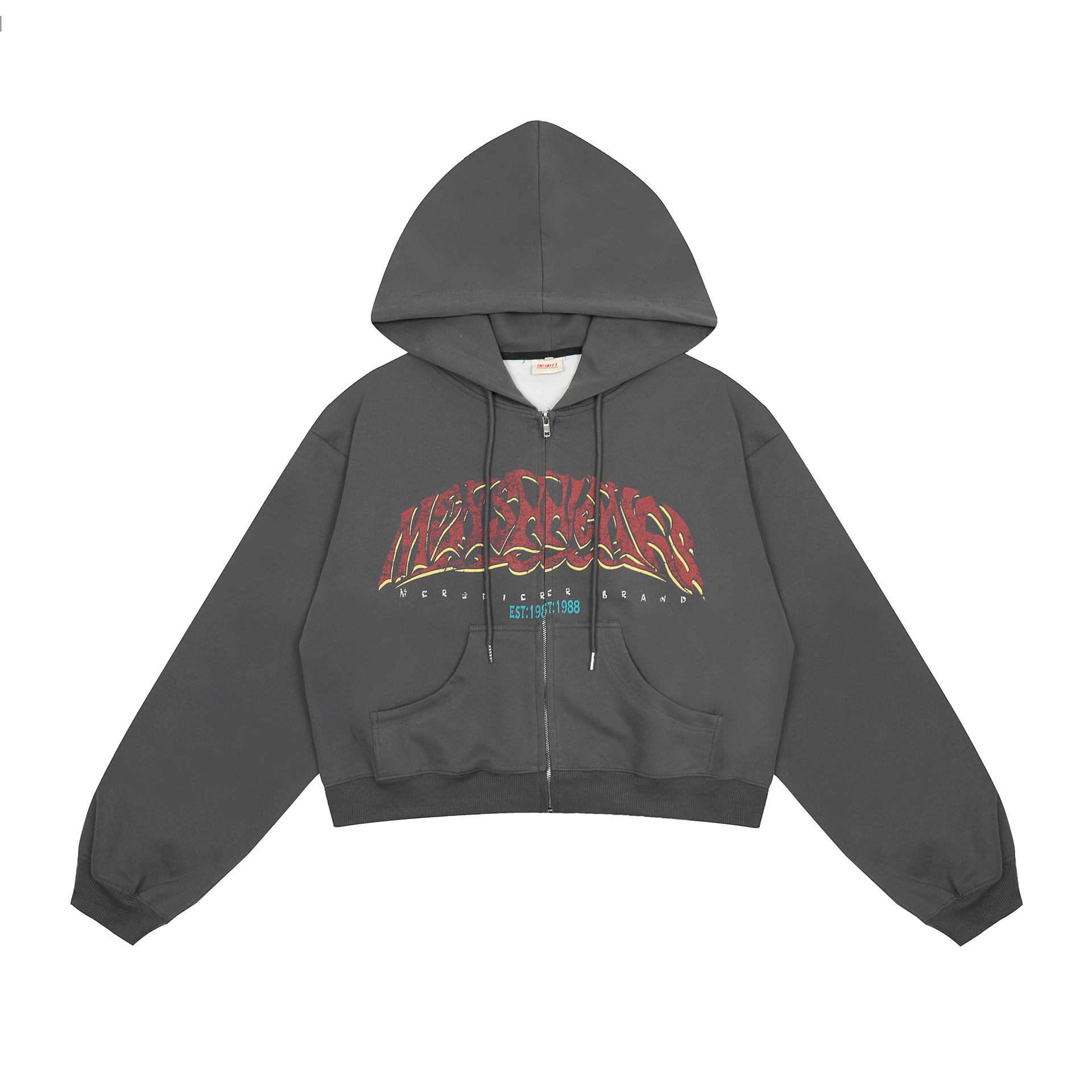 New Style Hoodie Quantity DIY OEM Customized Logo Unisex High Quality Embroidery 500g Heavy Weight Street Wear Plain