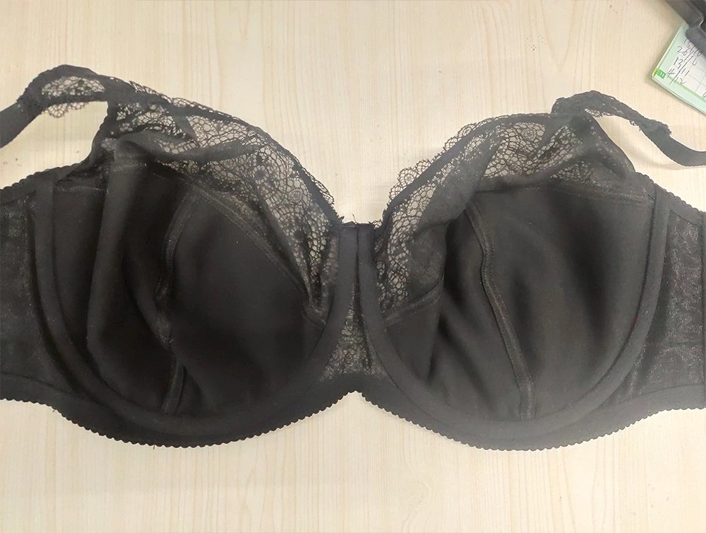 Tamaño grande de estilo europeo Novedades Underwire sujetador Mujer Plus Size para