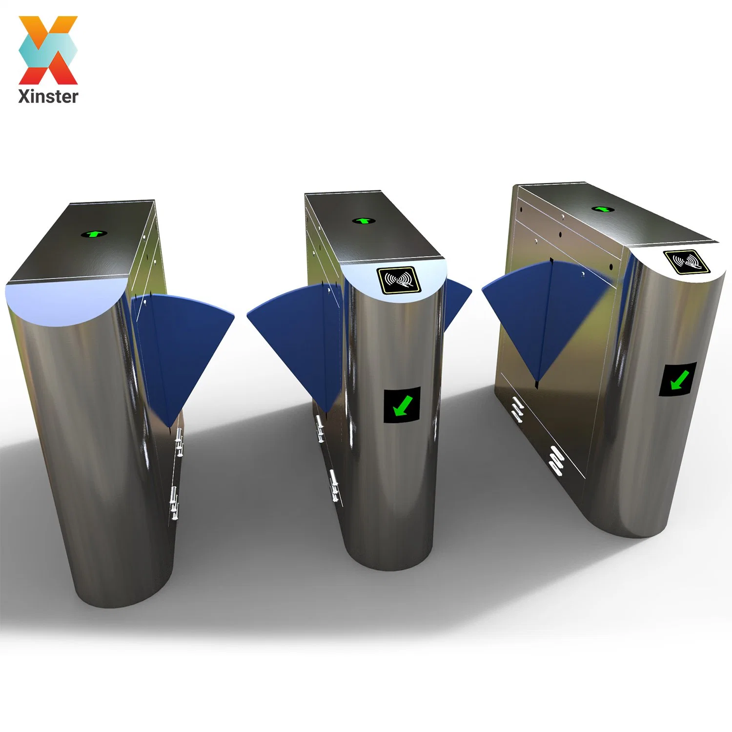 RFID Card Reader or Face Recognition Security Automatic Access Control System Turnstile Gate Door