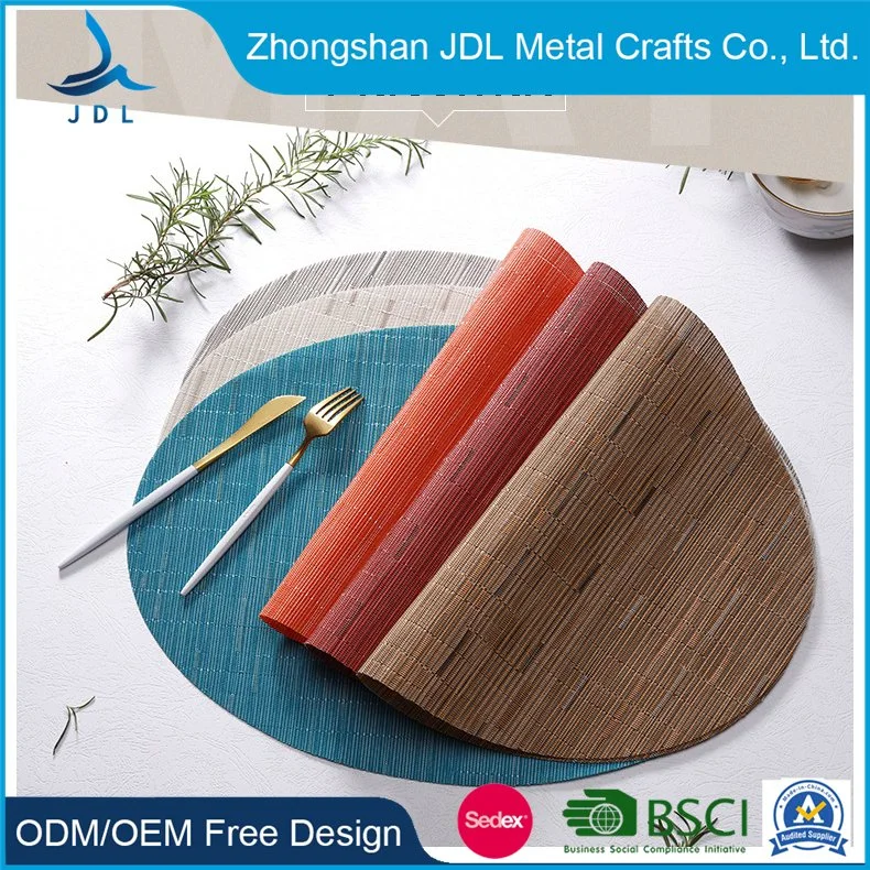 High quality/High cost performance New Design Table Mats Wholesale/Supplier Marble Sublimation Glass Coaster Polyester Placemat