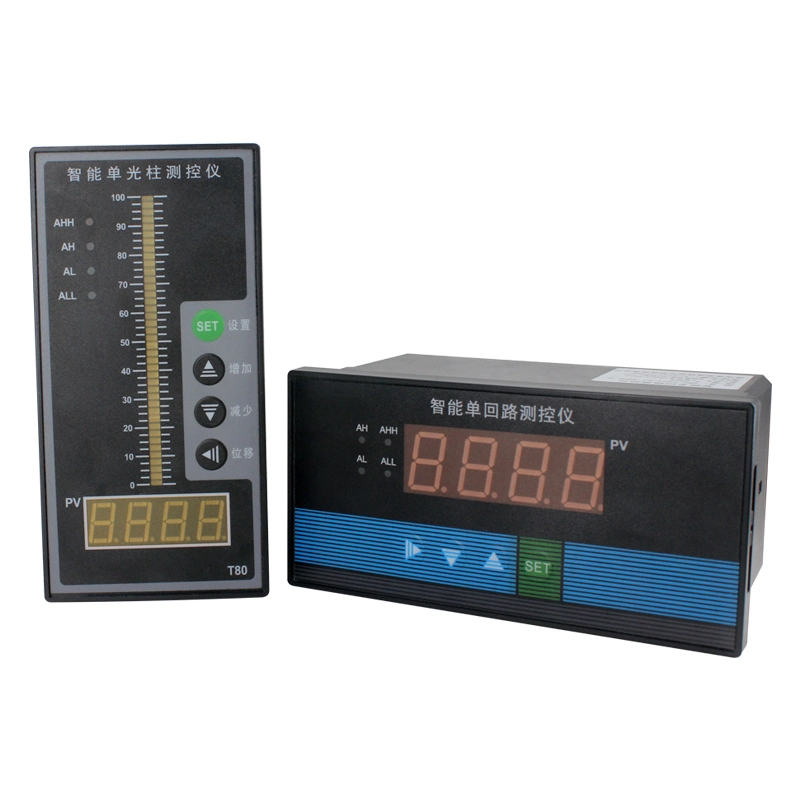 Instrumento de Control de precio de fábrica China de 4-20mA/ RS485/relé de salida de señal de la electroválvula/bomba de agua/presión/temperatura/Instrumento de Control digital de nivel