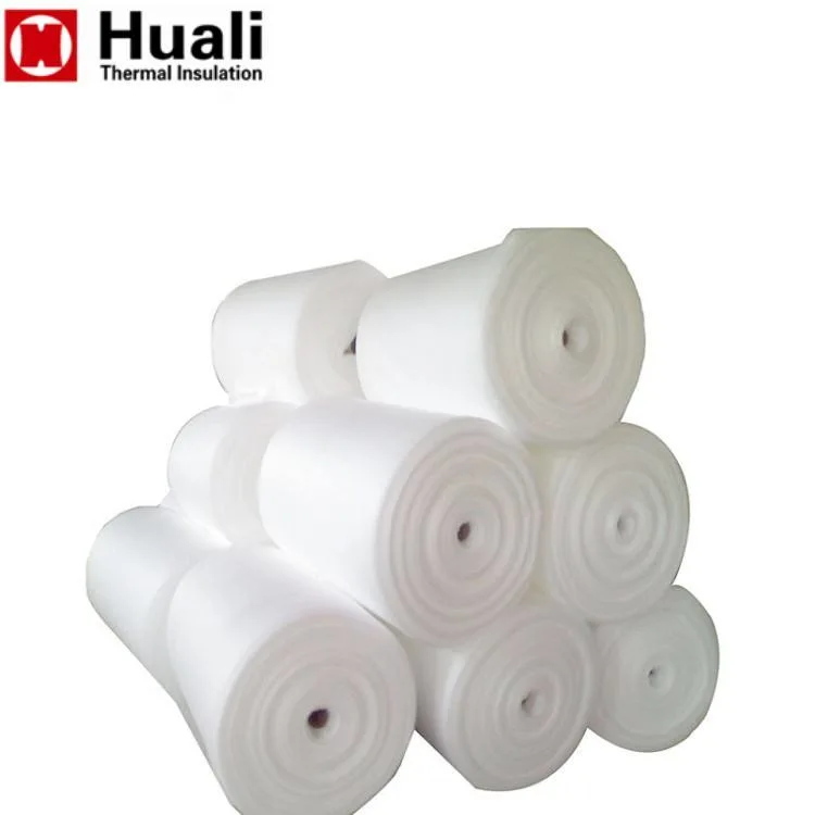 Sound Absorption Thermal Insulation Ceramic Wool Blanket 128 Density Ceramic Fiber Heat Mat for Kiln