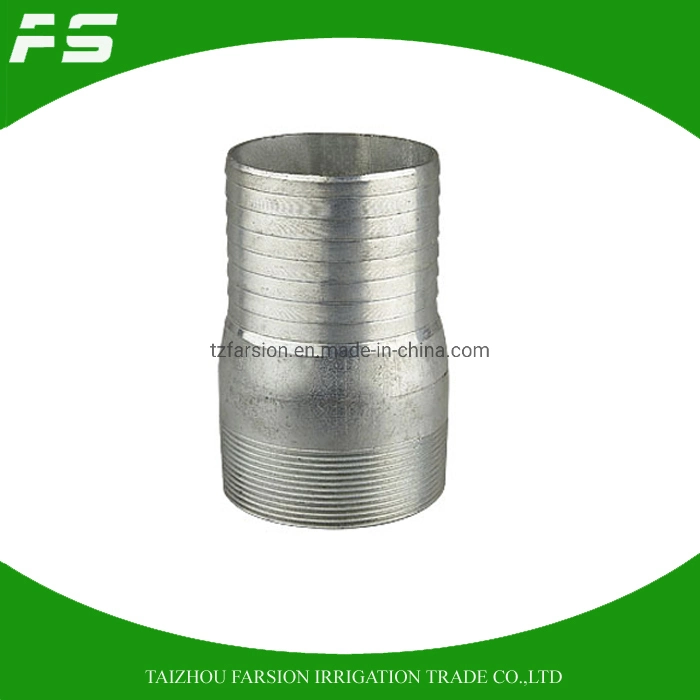 Carbon Steel Male Thread Galvanized Kc Hose Nipple King Combination Pipe Fitting Nipple