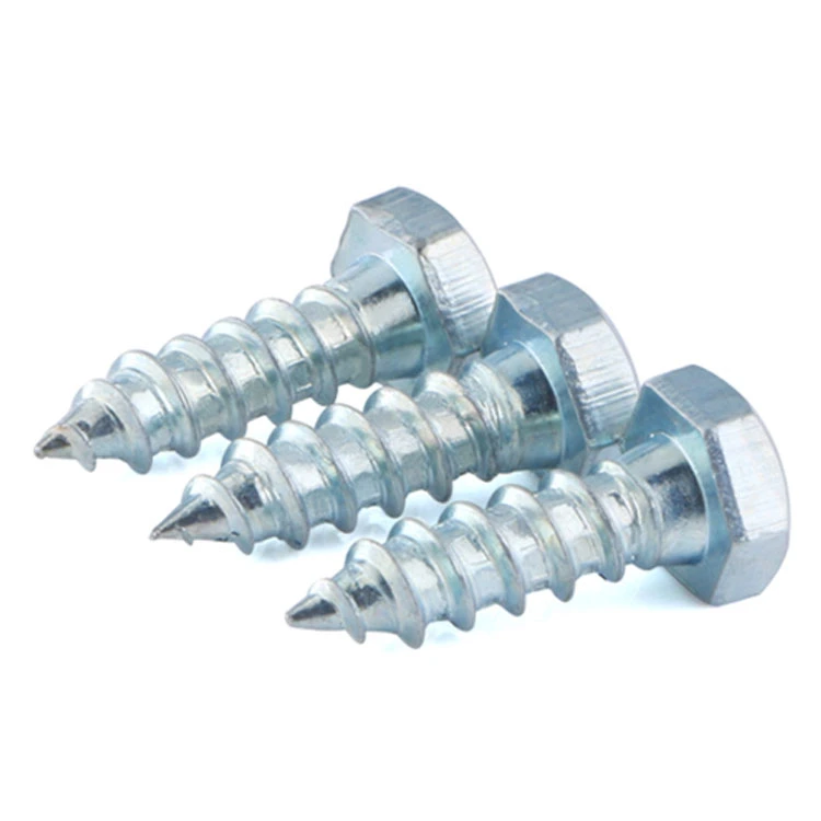 Custom Fastener Steel Galvanized Pan Hex Head Self Tapping Machine Roofing Screw