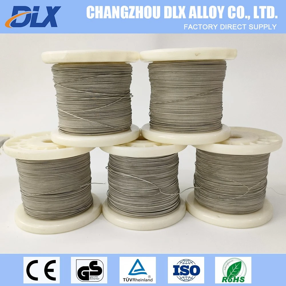 Ni80 Resistance Wire for Ni80 Clapton Wire Ni80cr20 Fused Clapton Wire for Prebuilt Coil