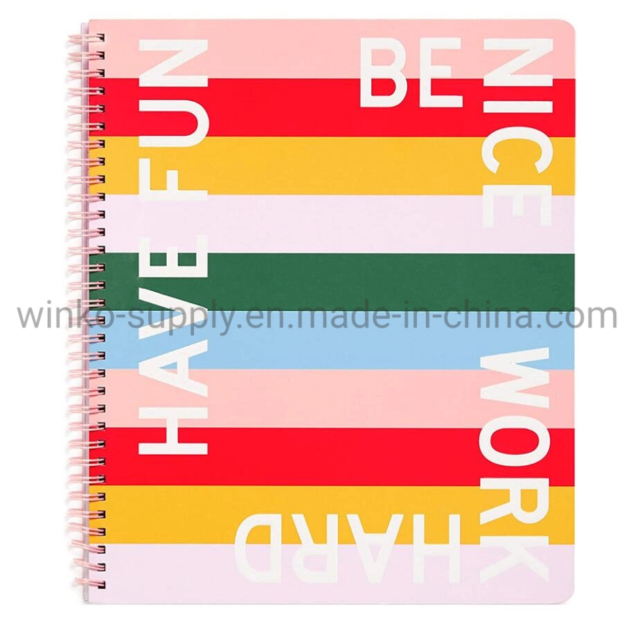 Wholesale/Supplier Paper Notebook Hard Cover Spiral Bound Notebook