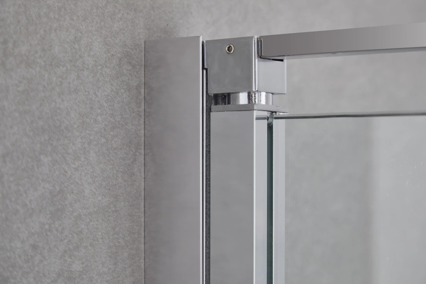 Infinity Corner Mounted Square Shower Enclosure 90X90X195cm 8mm Tempered Glass Pivot Glass Door