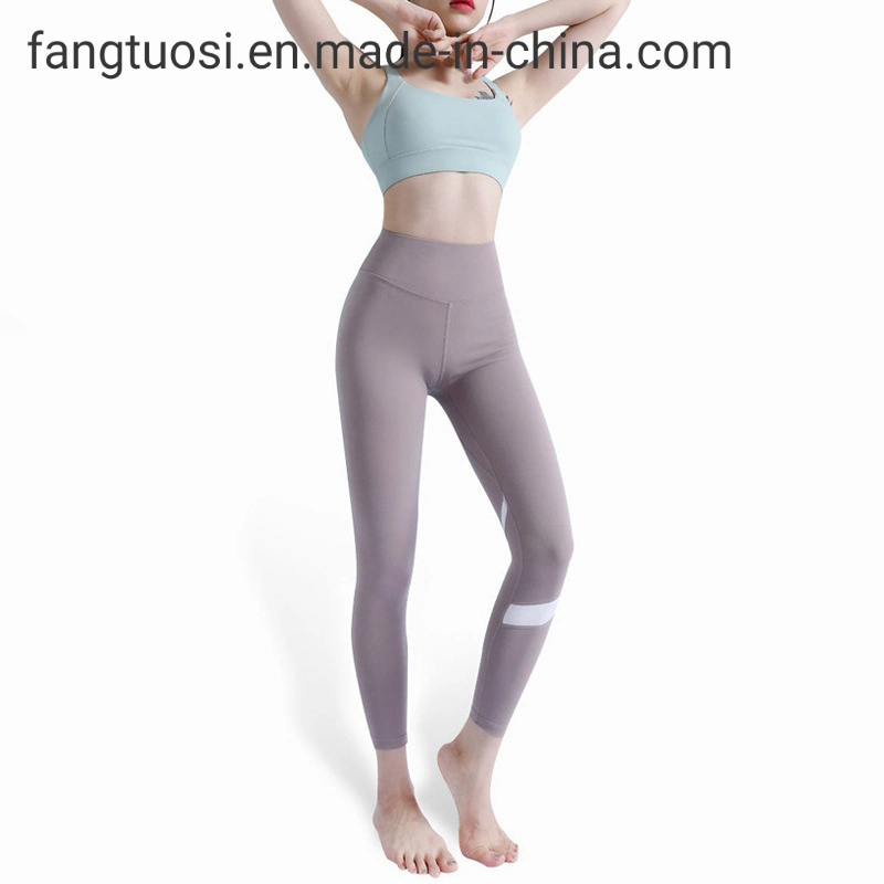 High quality/High cost performance Nylon and Spandex Athleisure Woman Leggings High Waiste Seamless Yoga Pants Compression Pants Women