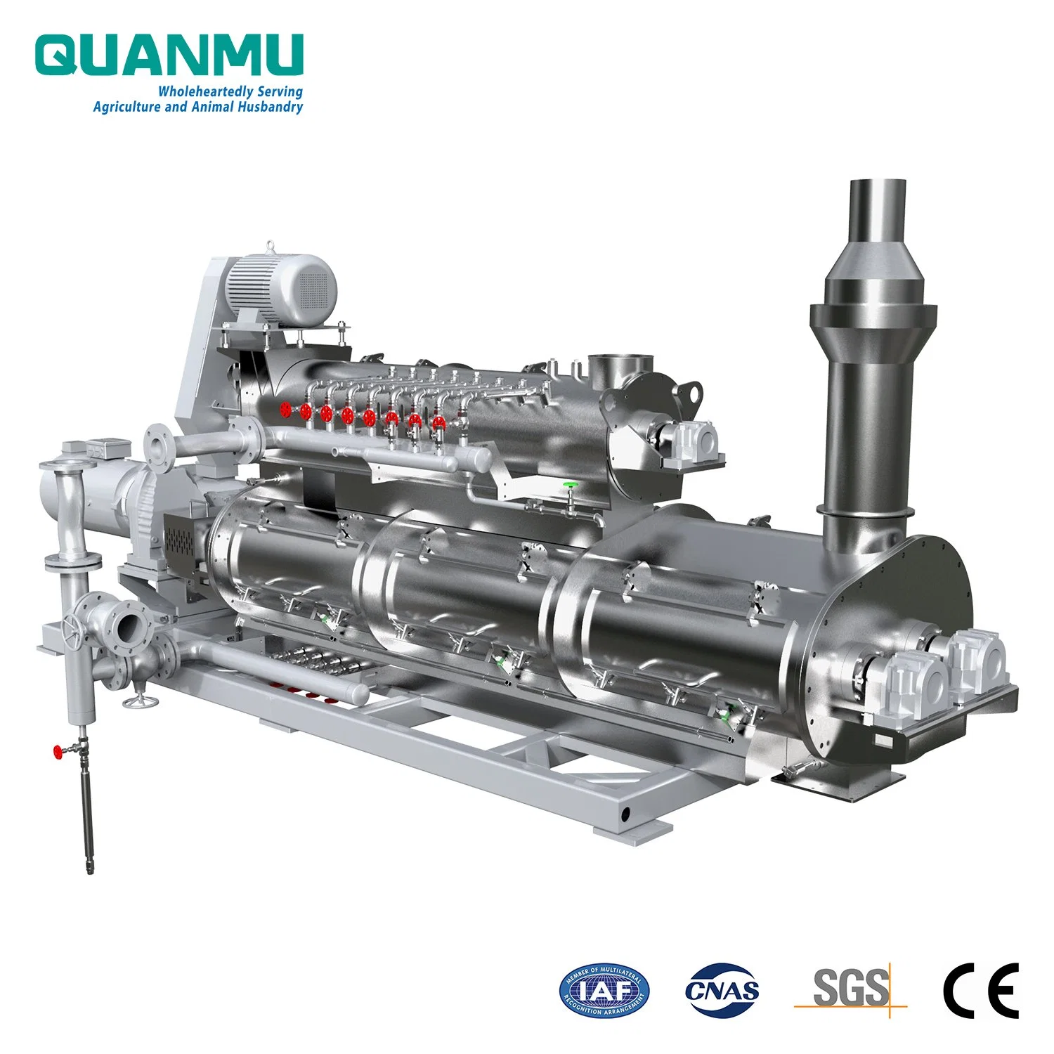 Fish and Aquatic Animal Feed Double-Shaft Differential-Speed Steam Conditioner Machine (DDC) for Pellet Machine