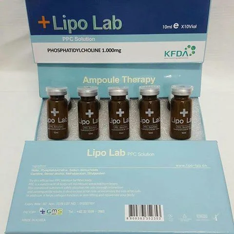 Korea Lipo Lab Ppc Lipolytic Solution Injectable Lipolab Lipolysis Slimming Solution Fat Dissolving Injection for Weight Loss