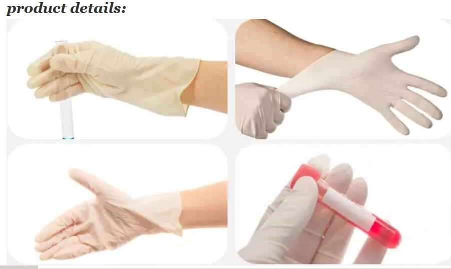 Wholesale/Suppliers Disposable White Powdered Latex Glove DFCO-020