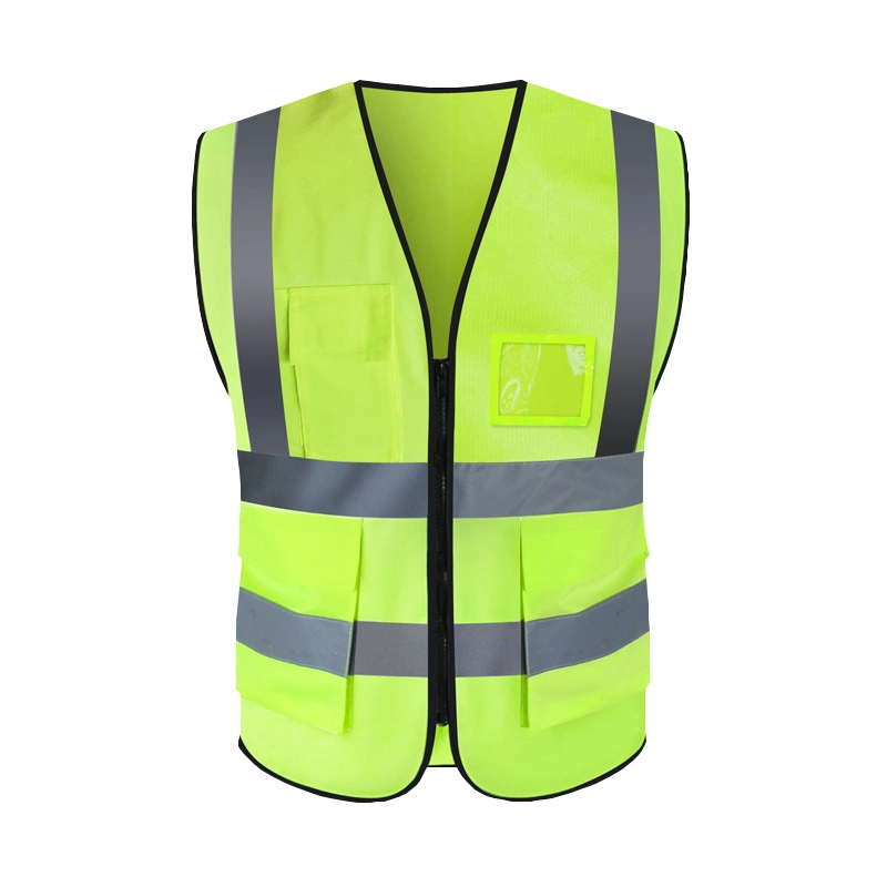 Manufacture Pocketless Orange Road Construction Safety Reflective Clothing