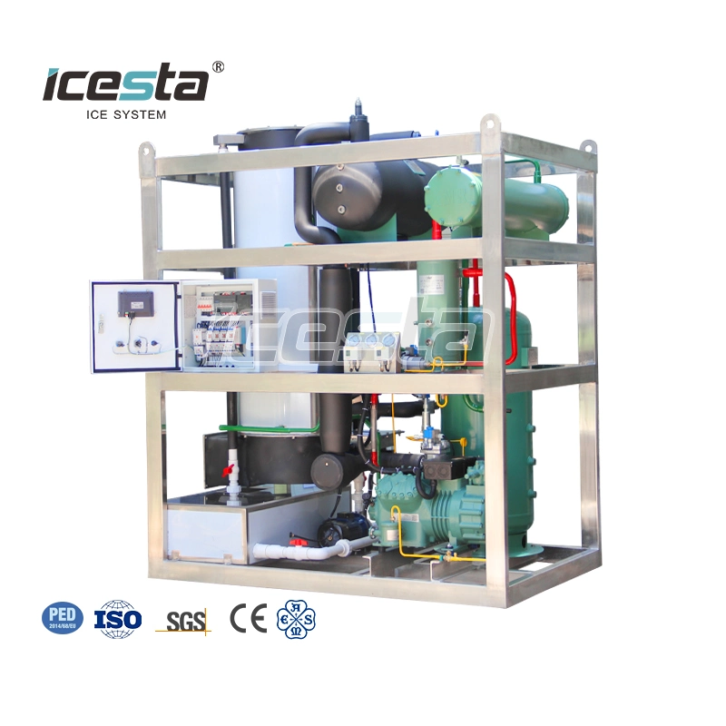 Icesta Customized Energy Saving High Productivity Long Service Life 5 Ton Tube Ice Machine