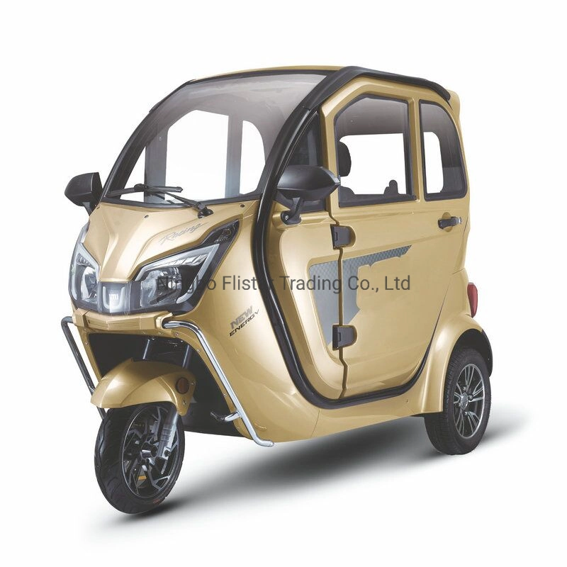 60V 2200W EEC New Energy Arrival Electric Tricycles Vehicles with Plastic Cabin for The Handicapped Bottom Price