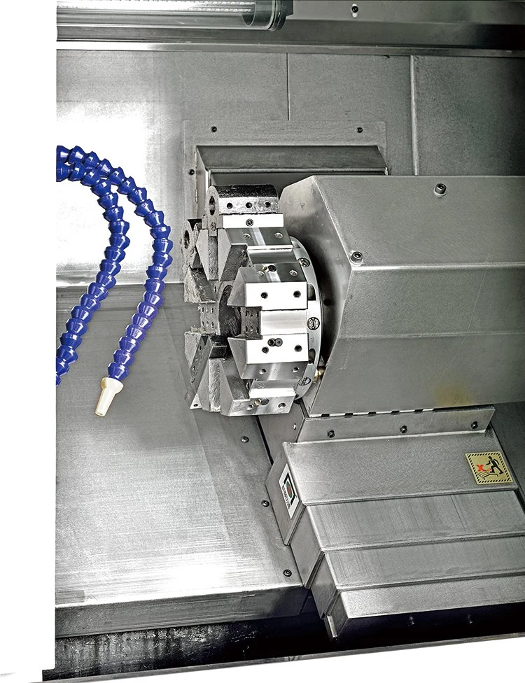 La alta calidad a bajo costo de Control de Torno CNC fresadora Fanuc con alimentador de barras