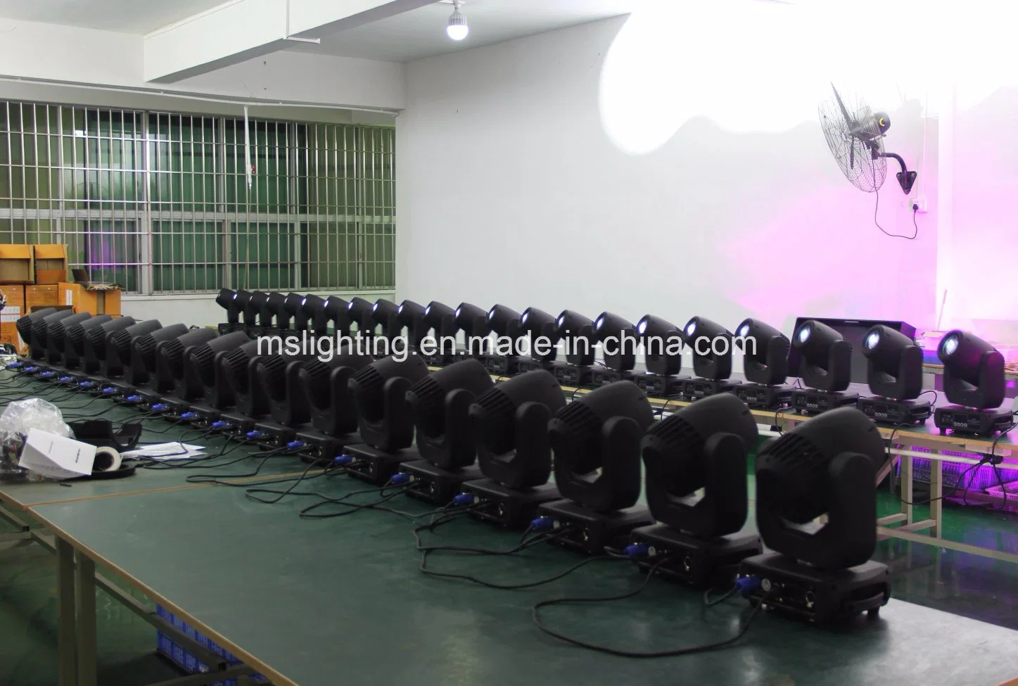 150W, Wireless DMX512 LED Moving Head Spot Light 3in1 Beam Spot Wash