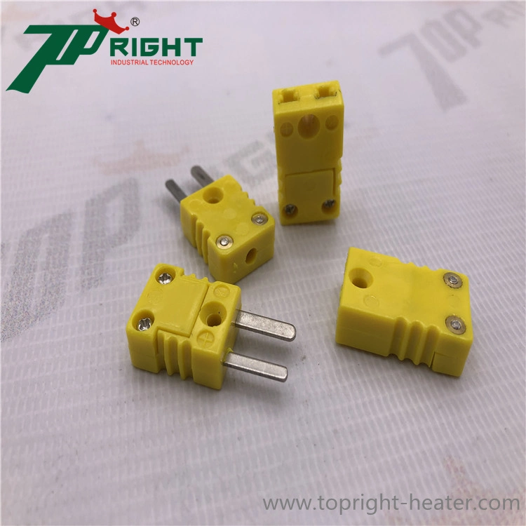 J Type High Temperature Thermocouple Connector Plug with Clamp